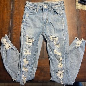 American eagle jeans size 0